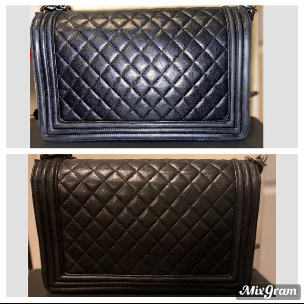 🎈SOLD🎈CHANEL New Medium Boy in black w ruthenium - Picture 4 of 16